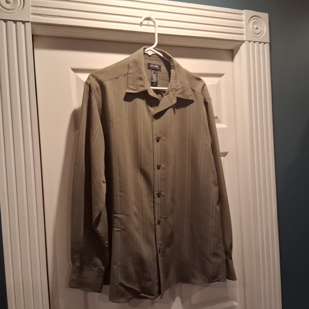 Axcess Men's Olive Green Shirt